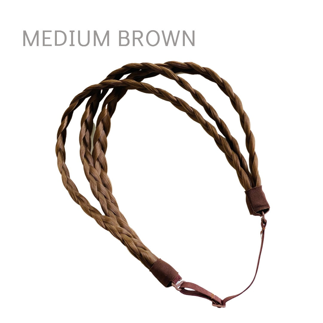 Braid Headband Triple Row Design