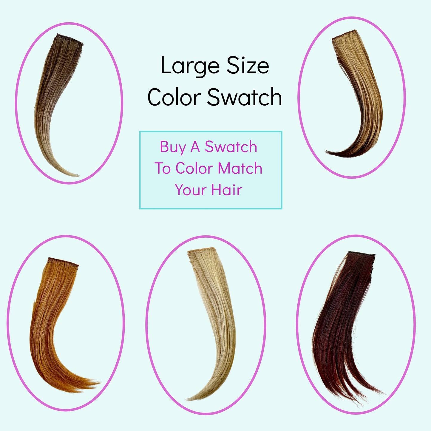 Color Swatch for Wrap Ponytails