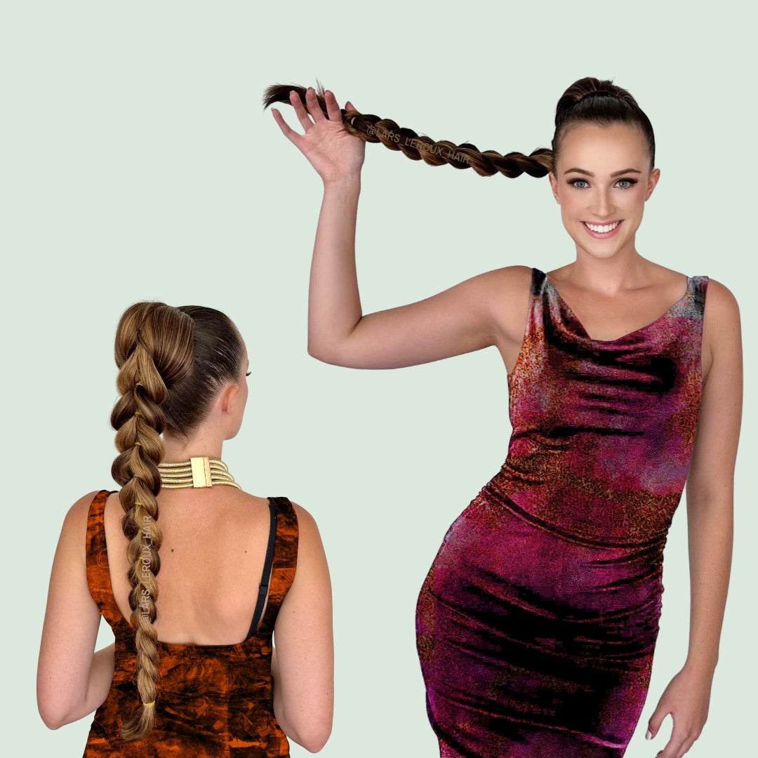 Elegant french braid ponytail styles perfect for party season