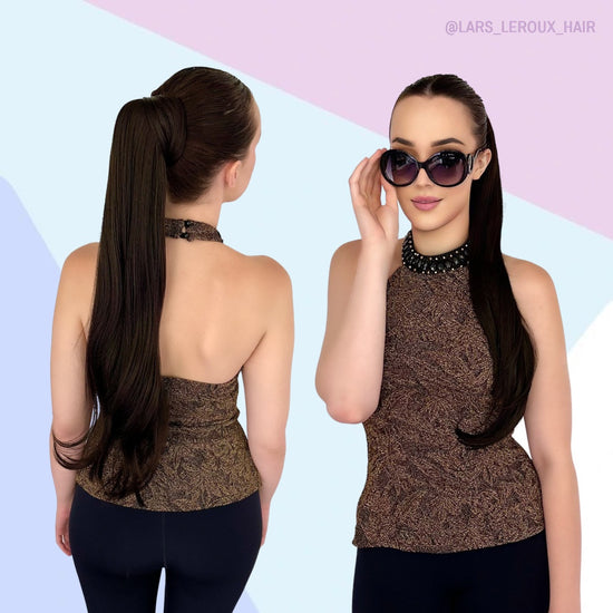 Lars Leroux JOLENE 24" inch Long Straight Wrap Ponytail