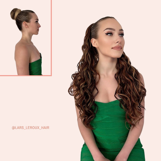 Lars Leroux ZAYNA 26" inch Curly Wrap Ponytail