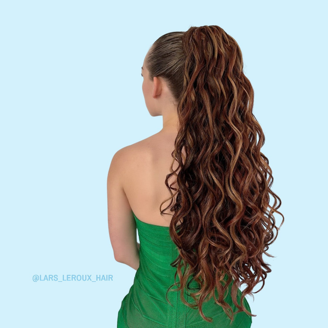 Lars Leroux ZAYNA 26" inch Curly Wrap Ponytail