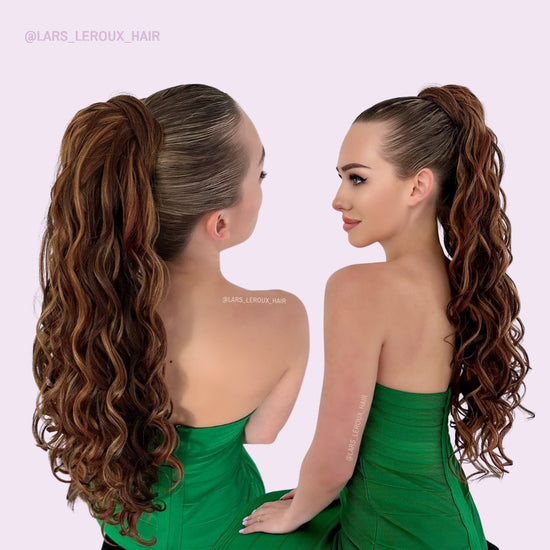 Lars Leroux ZAYNA 26" inch Curly Wrap Ponytail