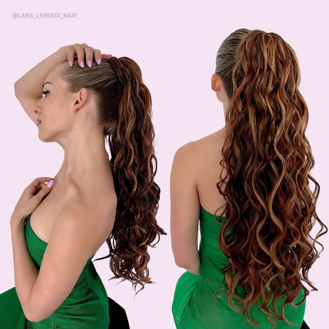 Lars Leroux ZAYNA 26" inch Curly Wrap Ponytail