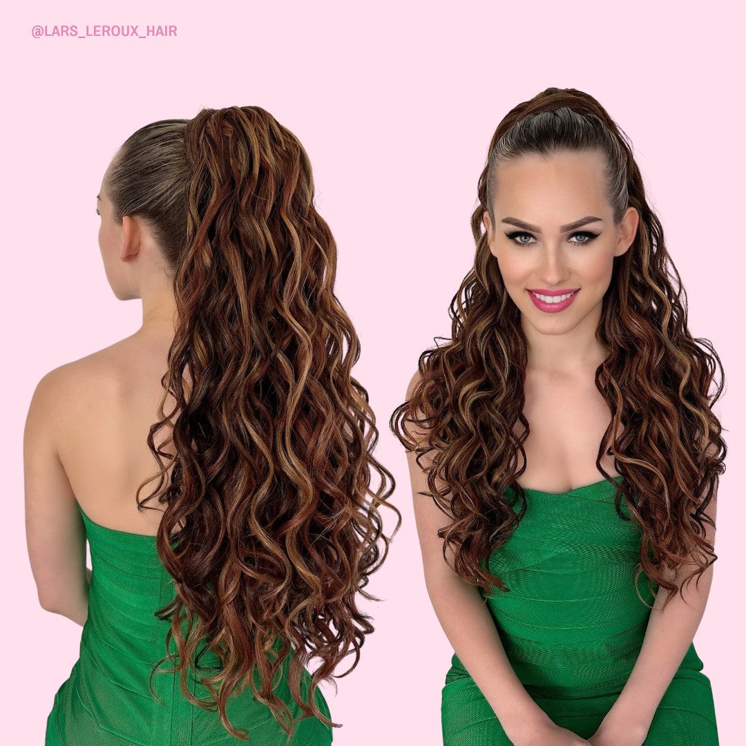 Lars Leroux ZAYNA 26" inch Curly Wrap Ponytail