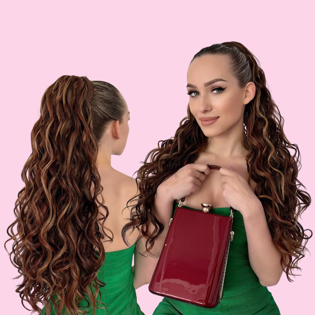 Lars Leroux ZAYNA 26" inch Curly Wrap Ponytail